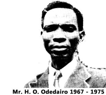 Mr. H.O Odedairo