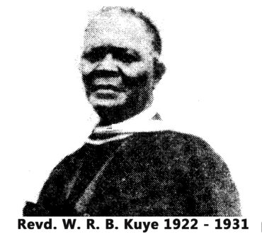 Revd W.R.B Kuye